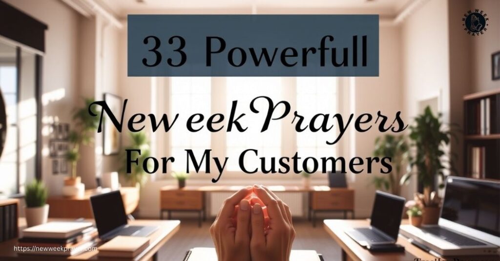 33 Powerful New Week Prayer For My Customers
