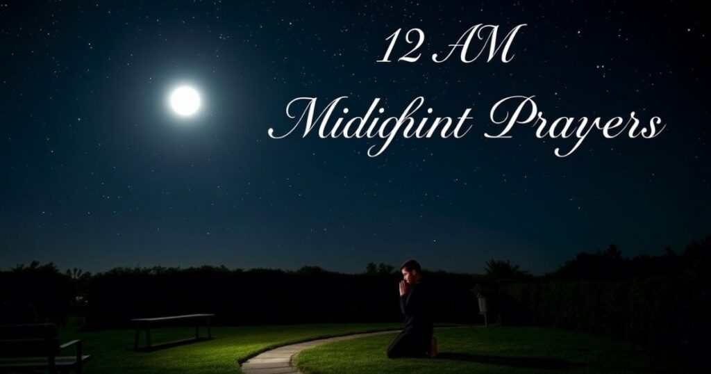 12 AM Midnight Prayers
