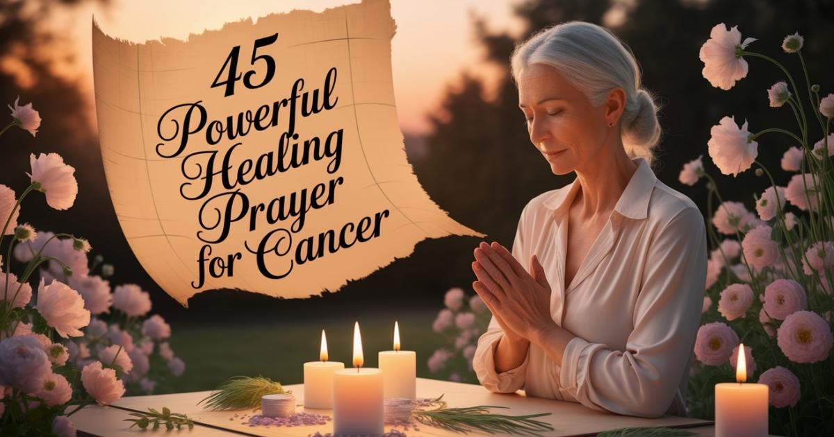 45 Powerful Healing Prayer for Cancer