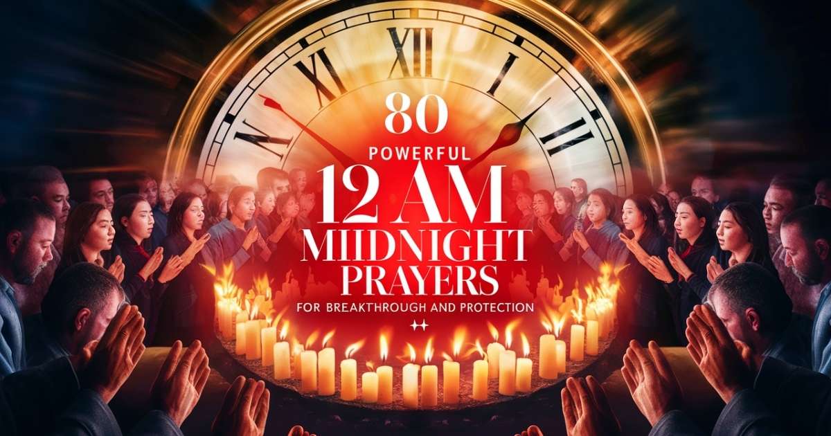80 Powerful 12 AM Midnight Prayers for Breakthrough and Protection