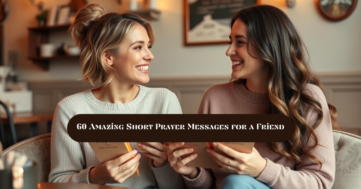 Amazing Short Prayer Messages for a Friend