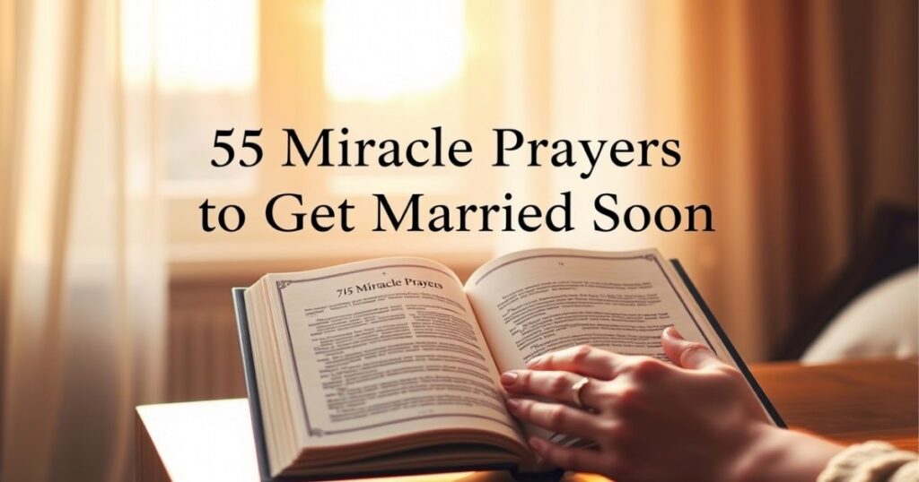 55 Miracle Prayers to Get Married Soon