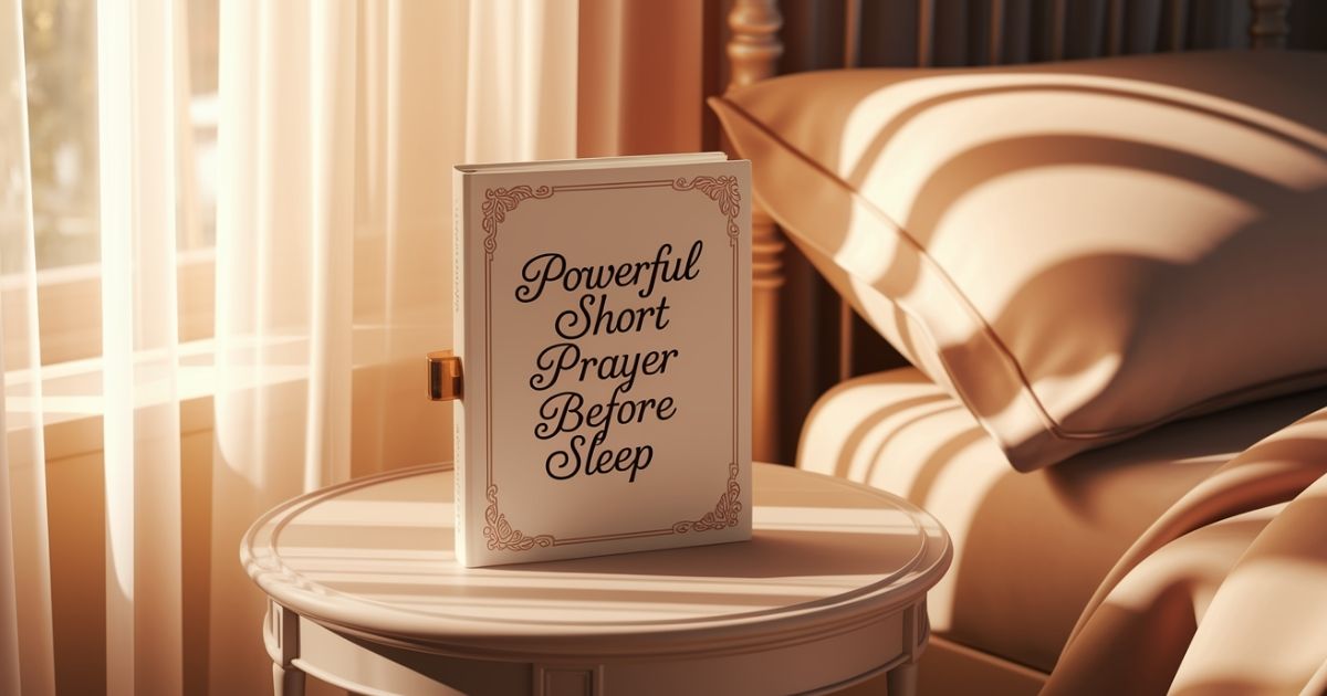 Powerful Short Prayer Before Sleep