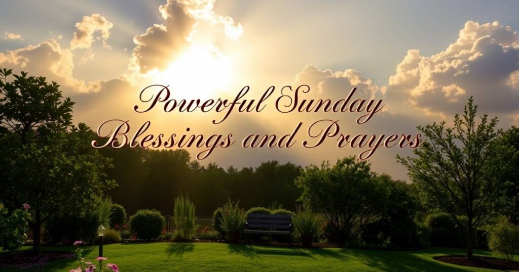 Powerful Sunday Blessings and Prayers