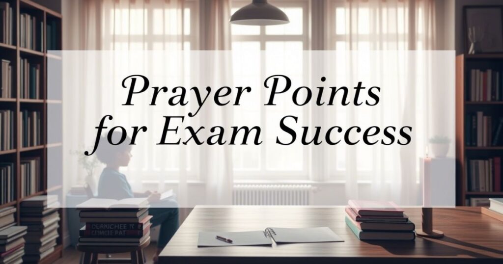  Prayer Points for Exam Success