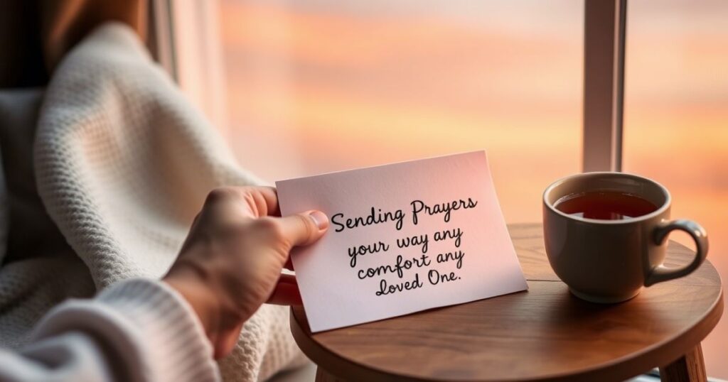 Sending Prayers Your Way Quotes to Comfort a Loved One