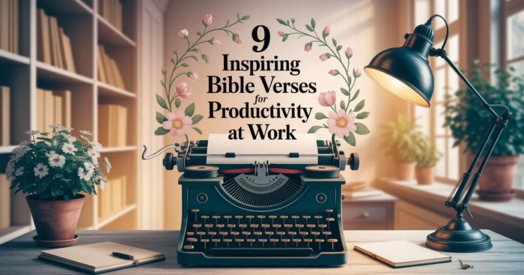 9 Inspiring Bible Verses for Productivity at Work