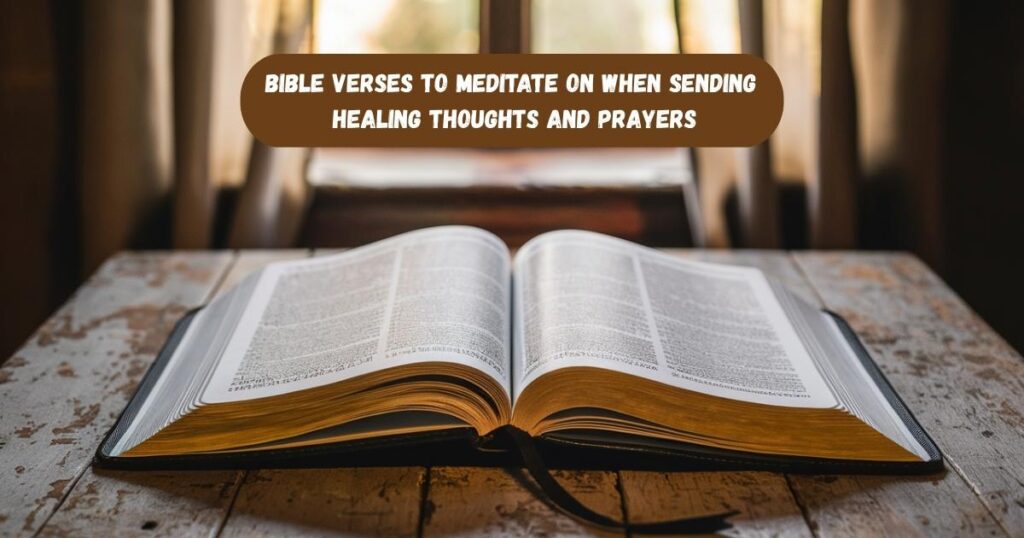 Bible Verses to Meditate on When Sending Healing Thoughts and Prayers