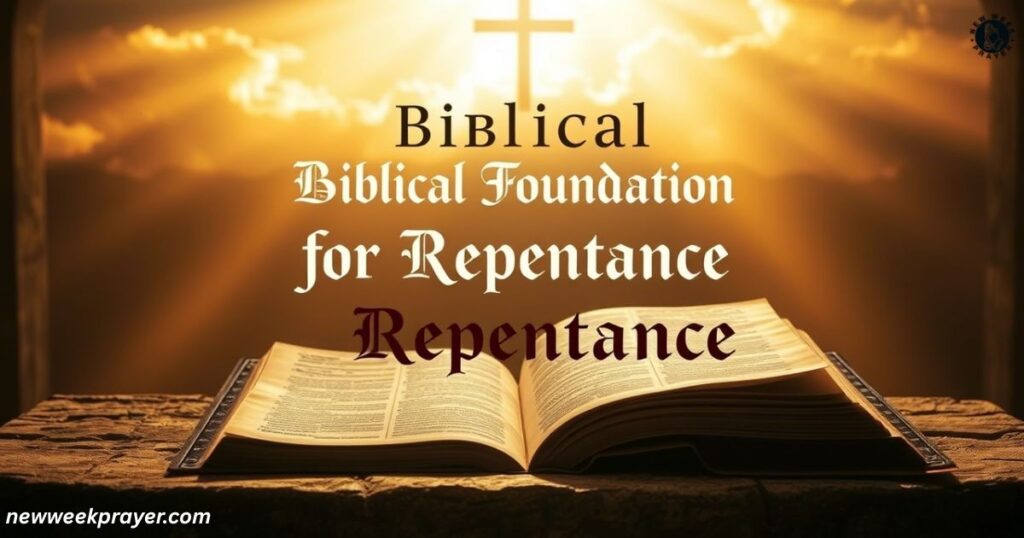 Biblical Foundation for Repentance
