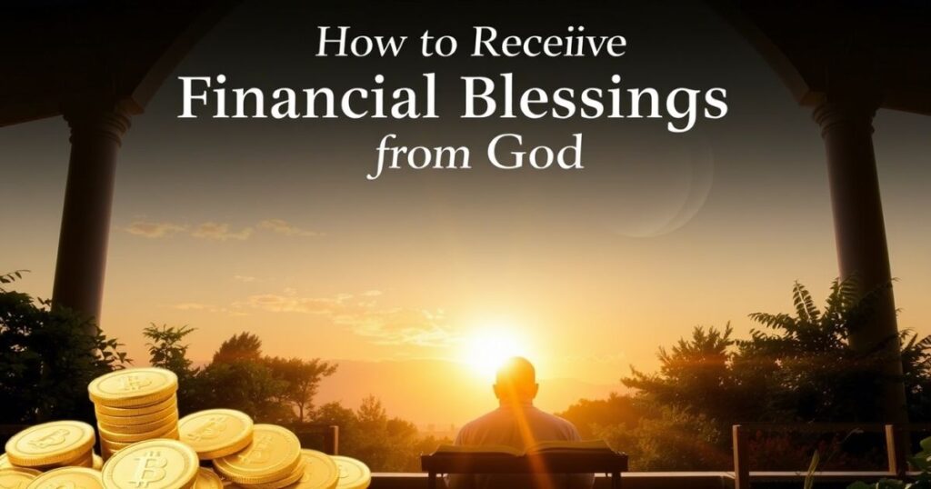 How to Receive Financial Blessings from God