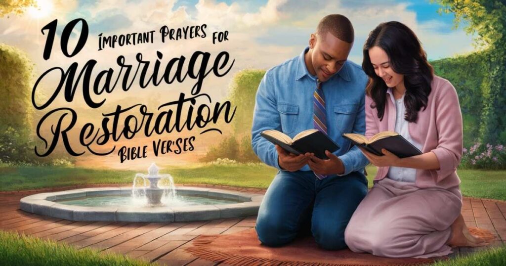 Important Prayers for Marriage Restoration Bible Verses