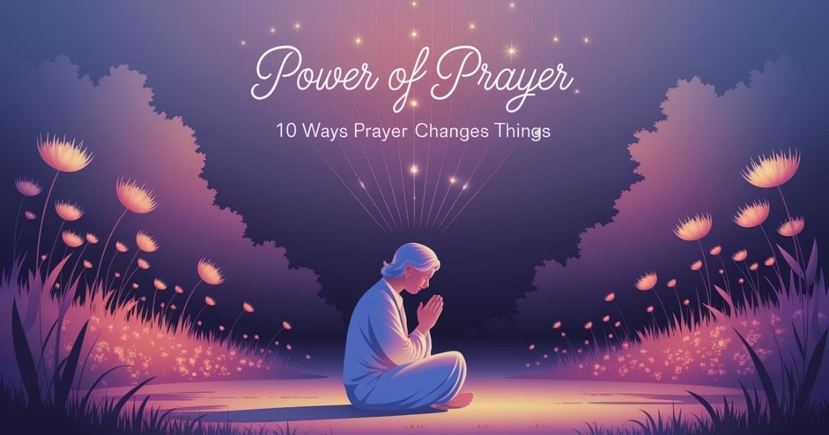Power of prayer 10 ways prayer changes things