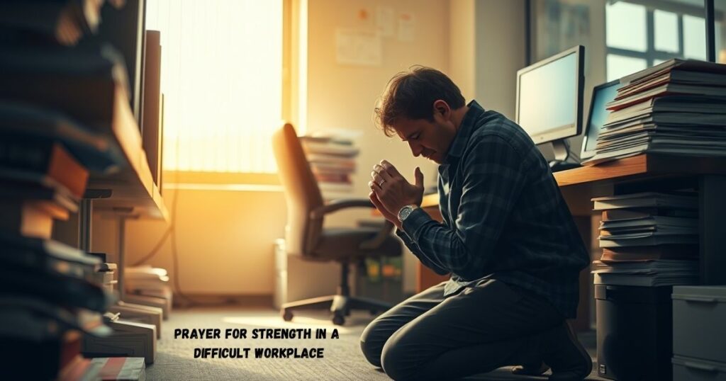 Prayer for Strength in a Difficult Workplace