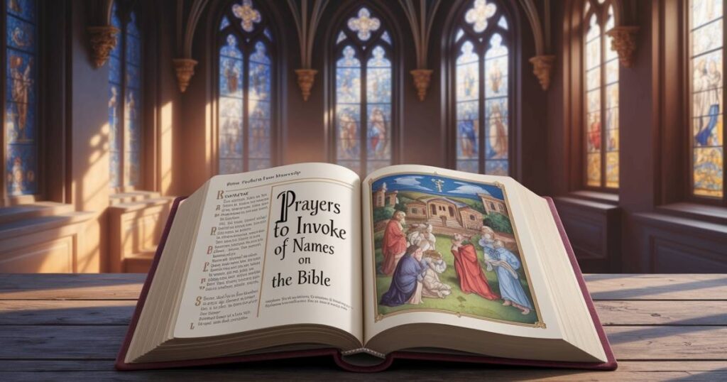 Prayers to Invoke the Names of God in the Bible