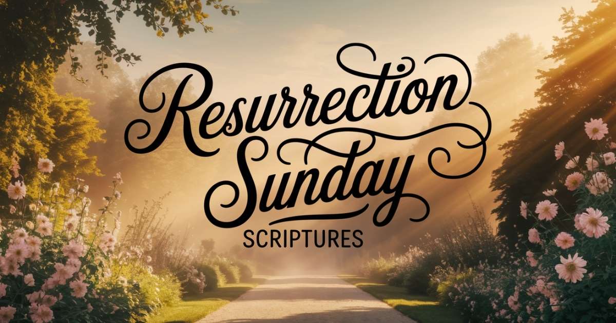 Resurrection Sunday scriptures