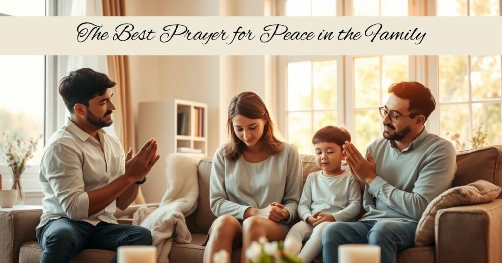 The Best Prayer for Peace in the Family