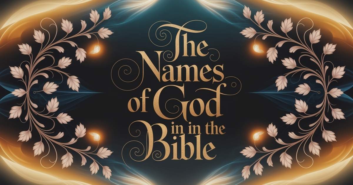 The names of God in the Bible